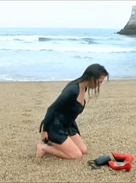 Sophie Marceau Strips on the Beach: A Celebrity's Erotic Adventure picture 1 of 1