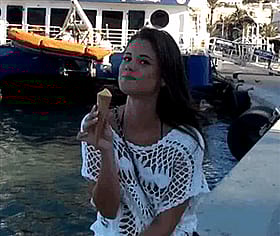 Ice Cream in the Sun: A Sweet, Non-Nude Experience'