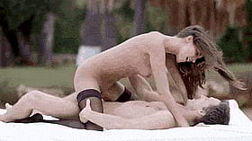 Babes in the Woods: A Brunette Cowgirl's Outdoor Public Sex Adventure'