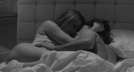 Brunette Sensual Kissing: A Sizzling Bedroom Encounter picture 1 of 1