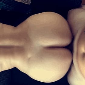 Wet Pussy Doll: White Doll with Black Hair and White Pussy'