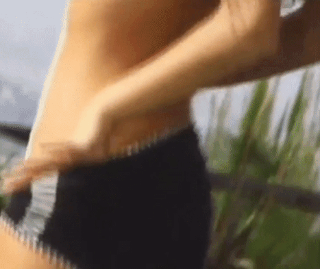 Hot Babe in Shorts Strips picture 1 of 1
