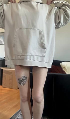What's Up with This Chick's Tattoo?