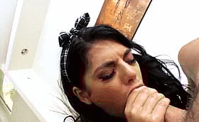 Babes Giving Handjobs: Gina Valentina's Sizzling Blowjob'