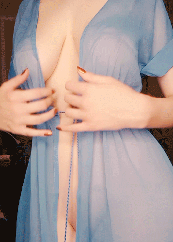 Amateur Babes with Big Tits: A Blue Dress and a Blue Ribbon picture 1 of 1