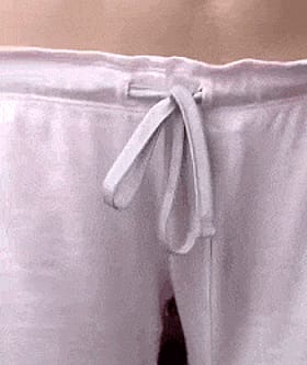 Panties on Panties: White Panties with White Ribbon'