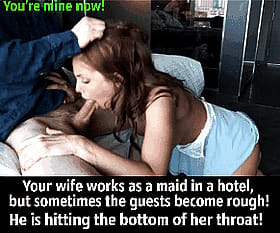 Your Wife Works as a Maid in a Hotel, Sometimes the Guests Become Rough'