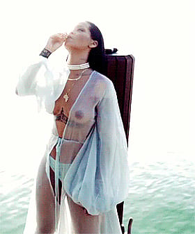 Rihanna's Sultry Lingerie Shoot: A Celebrity Ebony Treat'