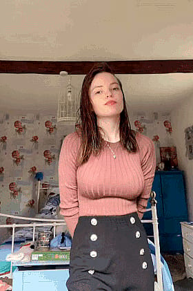 Ellie Littlechild's Retro TikTok Transition: Boobs and Beyond'