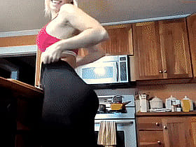 Blonde Babe's Booty: A Sizzling Hot Kitchen Adventure'