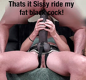 That's It, Sis! Ride My Fat Black Cock!'