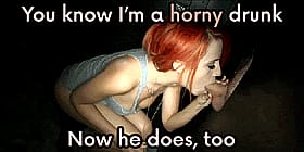 Now he's a horny slut: Caption, Dirty Talk, Slut'