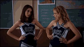 Blonde Cheerleaders: Allison Brie and Gillian Jacobs Get Naughty'