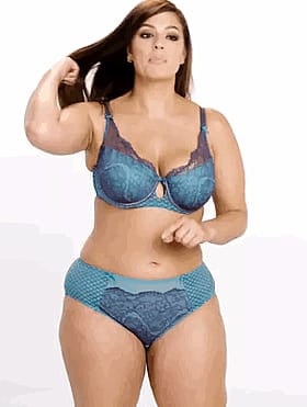 Babes in Blue: Lingerie for the Curvy and Confident'