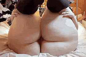 Fat BBW Asses: Two Pussies, One Bed'