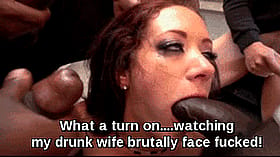 Wat a Turn On... Watching Drunk Wife Brutally Fucked'