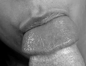 Black and White Gif: Blowjob'