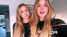 Blonde Twins Show Off Their Non-Nude Bodies'