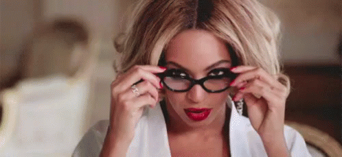 Beyonce in Glasses: A Sultry Sight picture 1 of 1