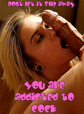 Blonde Sissy Caption: You Are Addicted to Porn'