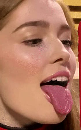 Redhead Teen Giving You a Taste of Her Tongue'