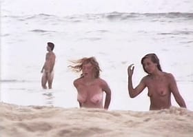 Blonde Babes with Big Tits: A Retro Amateur Pussy Party on the Beach'