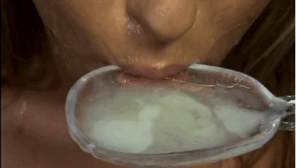 Blonde Bukkake Babe Gets Cum Eaten picture 1 of 1