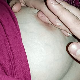 Amateur Girlfriend's Nipples: A Sleepy Teen GIF'