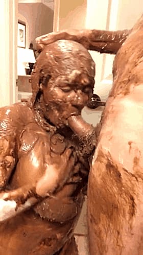 Chocolate Blowjob Fetish: Messy, Wet, and Wild'