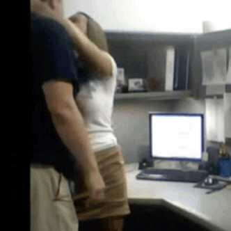 Amateur Couple Gets Hot and Heavy in the Office picture 1 of 1