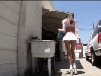 Taylor Rain's Mini Skirt Walk: A Sizzling Hot Experience picture 1 of 1