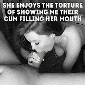 She Enjoys the Torture of Showing Me Her Cum Filling'